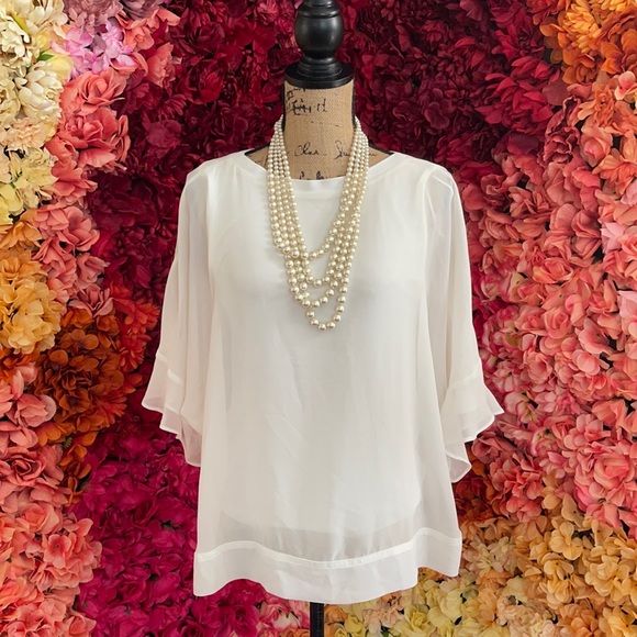 Zara Tops - Zara Cream Blouse S